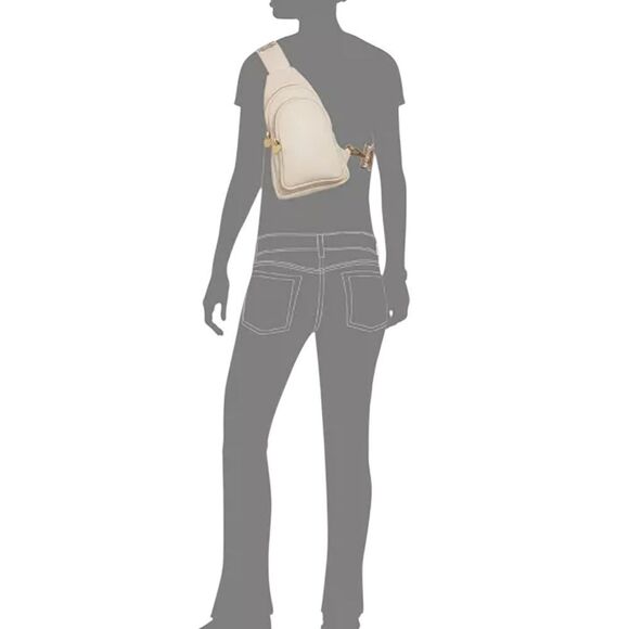 Style & Co. Black Leather like Sling Bag - Picture 7 of 7